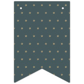 きらめく小さな星の赤ちゃんシャワーのバンティングフラグ バンティングフラッグ (第1の旗)