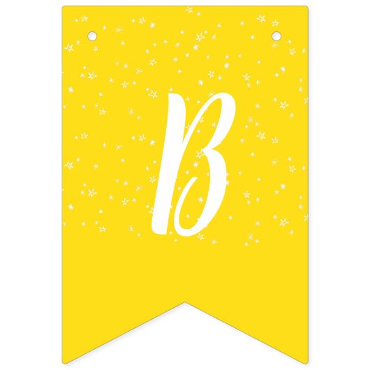 きらめく小さな星の赤ちゃんシャワーのバンティングフラグ バンティングフラッグ (第3の旗)