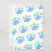 きらめく小さな星の赤ちゃんシャワーbyメール 招待状 (裏面)