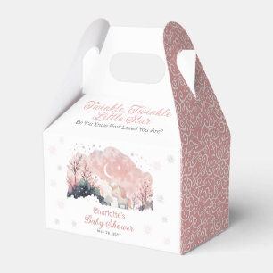 きらめく小さな星ユニコーン赤ちゃんシャワー フェイバーボックス