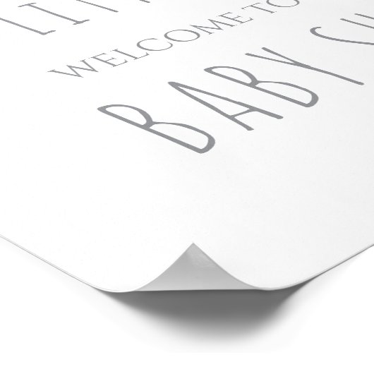 きらめく小さな星印 ポスター (角)