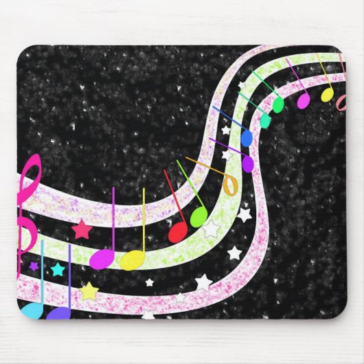 きらめく小さな星 マウスパッド (正面)