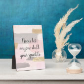 きらめく引用文 フォトプラーク (側面)