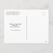 きらめく応援ホリデーフォトポストカード シーズンポストカード (裏面)