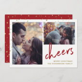 きらめく応援 | 2枚の写真 シーズンカード (正面/裏面)