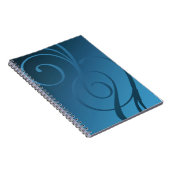 きらめく旋回 – 28色の選択肢 ノートブック (右側)