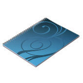 きらめく旋回 – 28色の選択肢 ノートブック (左側)