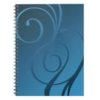 きらめく旋回 – 28色の選択肢 ノートブック