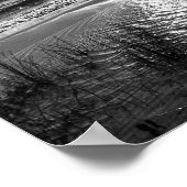 きらめく日の出ハモンド湾 ポスター (角)