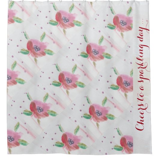 きらめく日 シャワーカーテン (正面)