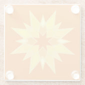 きらめく星 ガラスコースター (裏面)