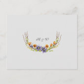 きらめく春花披露宴結婚ズ エンクロージャーカード (裏面)