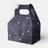 きらめく水の色の赤ちゃんユニセックスシャワー フェイバーボックス (裏面サイド)