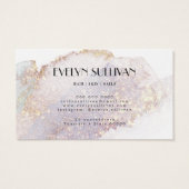 きらめく水彩アポイントメントカード (裏面)