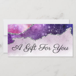 きらめく水彩画のギフト券