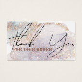 きらめく水感謝してい色割引カード (正面)