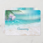 きらめく海ウォー結婚ズ発表 セーブザデート (正面/裏面)