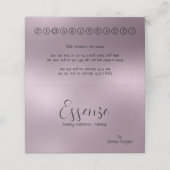 きらめく消色した紫の背モダン景 ロイヤリティカード (外部開封)