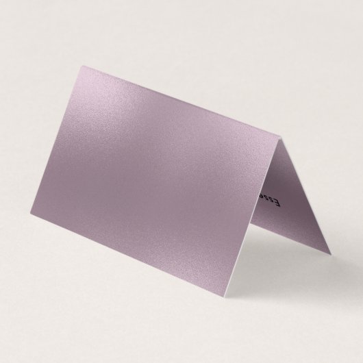 きらめく消色した紫の背モダン景 名刺 (裏面)
