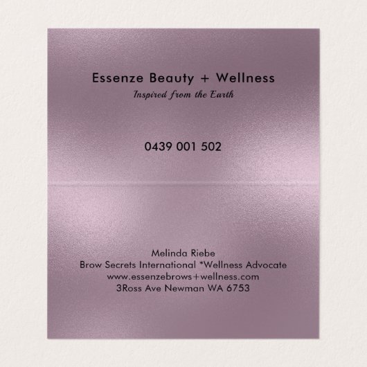 きらめく消色した紫の背モダン景 名刺 (内部フラット)