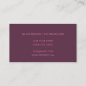 きらめく渦巻き名刺 名刺 (裏面)