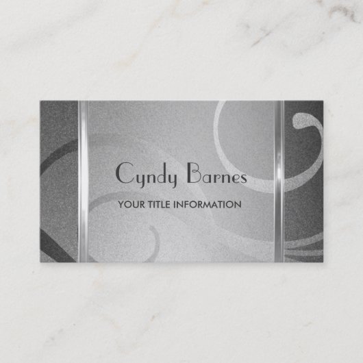 きらめく渦巻き名刺 名刺 (正面)