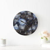 きらめく猫の壁時計 ラージ壁時計 (ホーム)