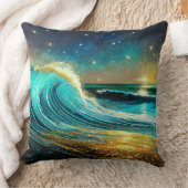 きらめく発散海波 クッション (ブランケット)