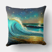 きらめく発散海波 クッション (裏面)