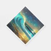 きらめく発散海波 スタンダードランチョンナプキン (角)