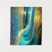 きらめく発散海波 タペストリー (正面)