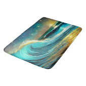 きらめく発散海波 バスマット (アングル)