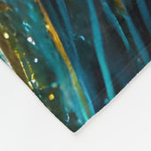 きらめく発散海波 フリースブランケット (角)