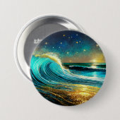 きらめく発散海波 缶バッジ (正面&裏面)