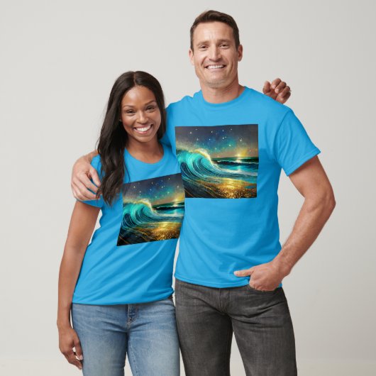 きらめく発散海波 Tシャツ (ユニセックス)