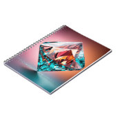 「きらめく瞬間：ダイヤモンドインスパイア写真ノート ノートブック (左側)