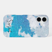 きらめく空と雲 iPhone 16ケース (裏面横)