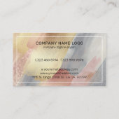 きらめく筆の構成2名刺 名刺 (裏面)