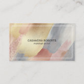 きらめく筆の構成2名刺 名刺 (正面)