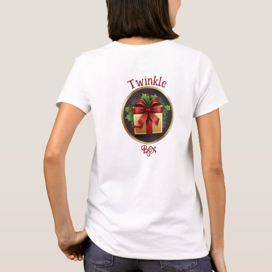 きらめく箱 Tシャツ (裏面)