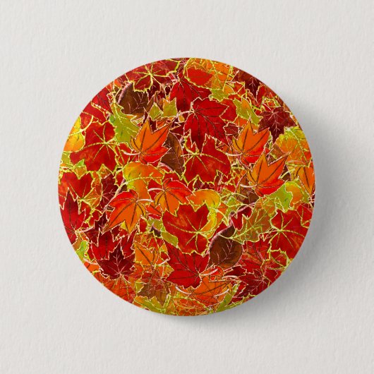 きらめく紅葉 缶バッジ (正面)