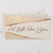 きらめく紙ギフト券 (正面/裏面)