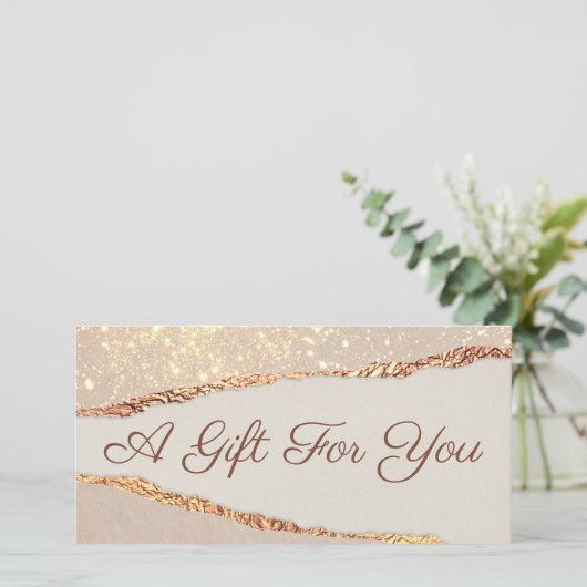 きらめく紙ギフト券 (スタンド正面)