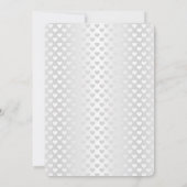 きらめく結婚ホワイトハート 招待状 (裏面)