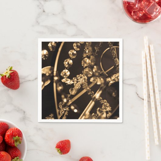 きらめく結晶 スタンダードカクテルナプキン (インサイチュ)