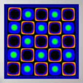 きらめく緑の点 ポスター (正面)