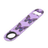 きらめく翼：紫の輝く蝶 スピード栓抜き (正面アングル)