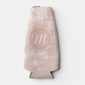 きらめく葉のバラ概要金ゴールドモノグラムID288 ボトルクーラー (正面)