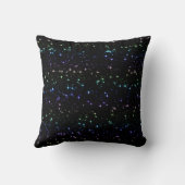 きらめく虹のグリッタースターズインザナイトスカイ クッション (裏面)