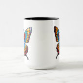 きらめく蝶の魔法マグ マグカップ (中央)